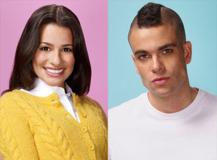 Glee, Lea Michele, Mark Salling Glee, Lea Michele, Mark Salling